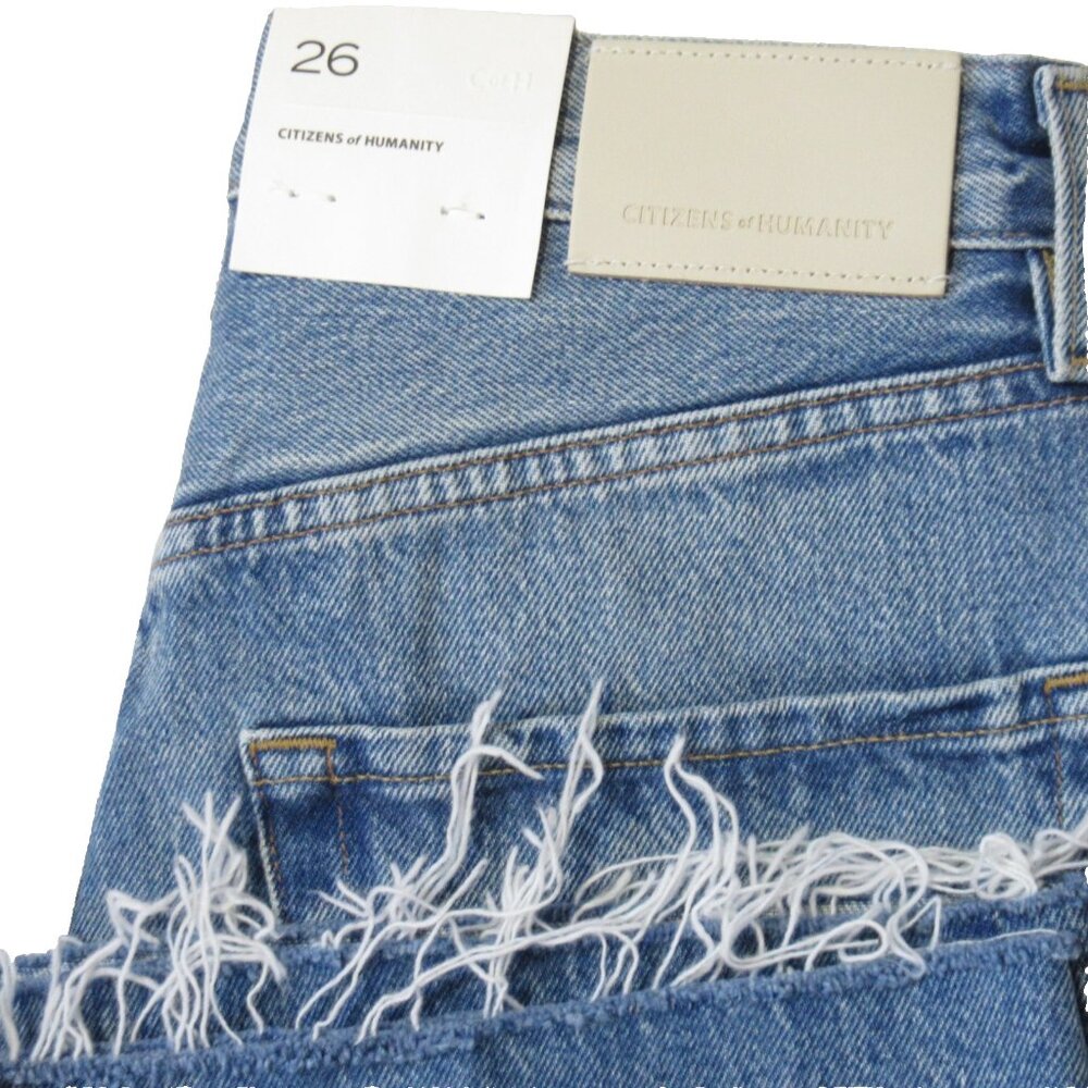 Citizens Of Humanity Blue Wide-Leg High-Rise Jeans - Picture 8 of 9